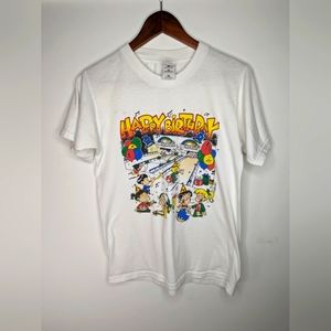 Vintage Bowlerama Graphic Print T-shirt